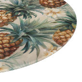 Planche À Découper Ananas tropicaux Mariage floral (Coin)