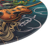 Planche À Découper Anatomie du conseil de coupe de musique (Coin)