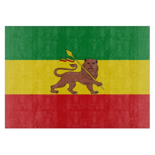 Planche À Découper Ancien drapeau éthiopien (Devant)