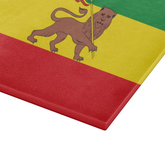 Planche À Découper Ancien drapeau éthiopien (Coin)