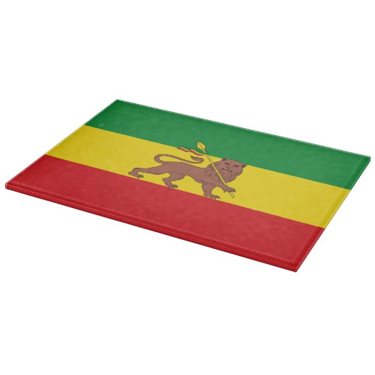 Planche À Découper Ancien drapeau éthiopien (Coin)