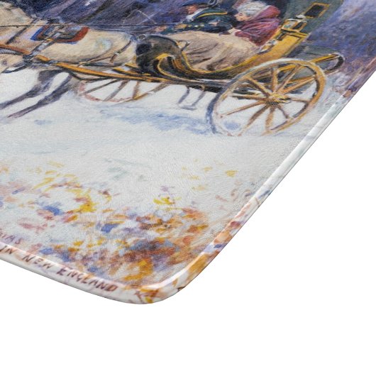 Planche À Découper Ancien Noël en Nouvelle-Angleterre (par Charles Ru (Coin)