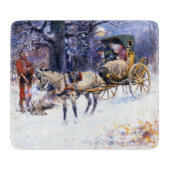 Planche À Découper Ancien Noël en Nouvelle-Angleterre (par Charles Ru (Devant)