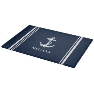 Planche À Découper Ancre de bateau moderne personnalisée