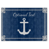 Planche À Découper Ancre en corde Frame Nautique (Devant)