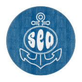 Planche À Découper Ancre et la mer (Devant)