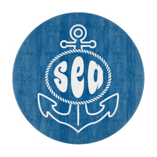 Planche À Découper Ancre et la mer (Devant)