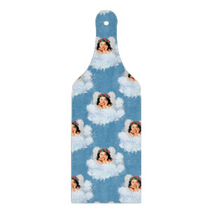 Planche À Découper Angel dans les nuages 3-CUTTING BOARD PADDLE