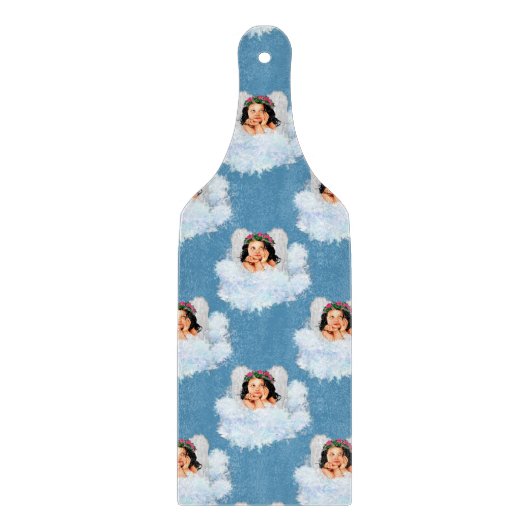 Planche À Découper Angel dans les nuages 3-CUTTING BOARD PADDLE (Devant)