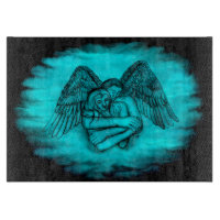 Angel Eros en amour, design noir et vert