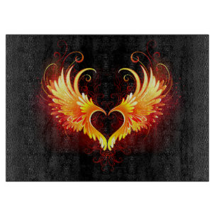 Planche À Découper Angel Fire Heart with Wings