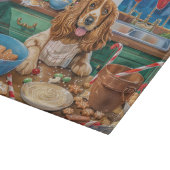 Planche À Découper Anglais Cocker Spaniel Vacances Baking : Noël (Coin)