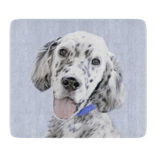 Planche À Découper Anglais Setter Blue Belton Peinture Chien Art