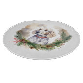 Planche À Découper Anglais Setter Christmas Wreath Festive Pup (Coin)