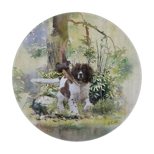 Planche À Découper Anglais Springer Spaniel (Devant)