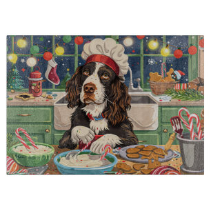 Planche À Découper Anglais Springer Spaniel Gastronomie : Festif