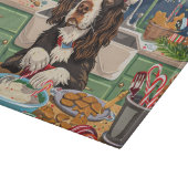 Planche À Découper Anglais Springer Spaniel Gastronomie : Festif (Coin)