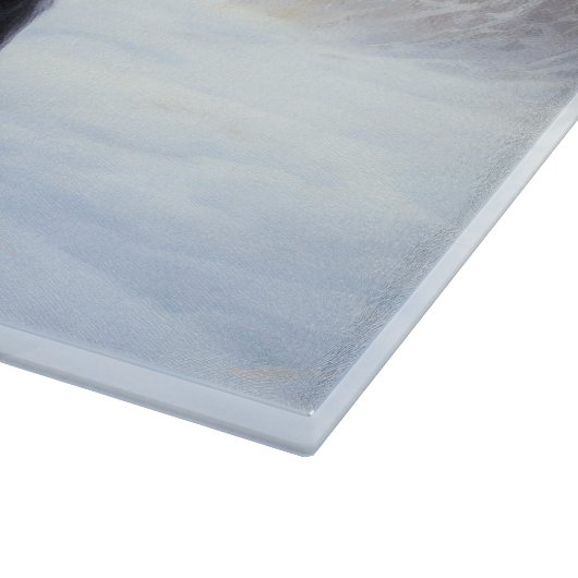 Planche À Découper Anglais Springer Spaniel Laissez-le neiger Noël (Coin)