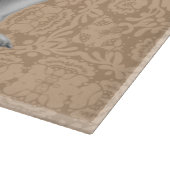 Planche à découper anglaise amicale de bouledogue (Coin)