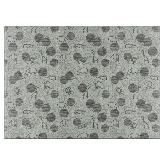 Planche À Découper animaux 1 de safari (Devant)