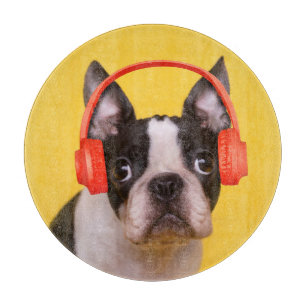 Planche À Découper Animaux de bébés cutest   Casques Terrier de Bosto