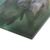 Planche À Découper Animaux de bébés cutest | Deux Manatees (Coin)