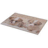 Planche À Découper Animaux de bébés cutest | Deux Marionnettes Corgi (Coin)