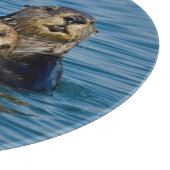 Planche À Découper Animaux de bébés cutest | Mère & Bébé Sea Otter (Coin)