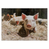 Planche À Découper Animaux de bébés cutest | Piglet bébé mignon (Devant)