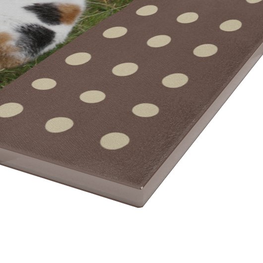 Planche À Découper Animaux de compagnie Forever brun crème verre phot (Coin)