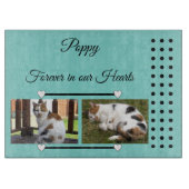 Planche À Découper Animaux de compagnie Forever menthe et verre photo (Devant)