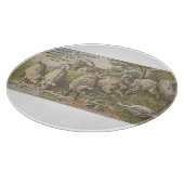 Planche À Découper Animaux de ferme pittoresques Scène rustique (Coin)