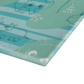 Planche À Découper Animaux mignons jouant avec de l'eau 1 (Coin)