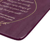 Planche À Découper Anne Of Green Gables Citation I - Style mignon (Coin)