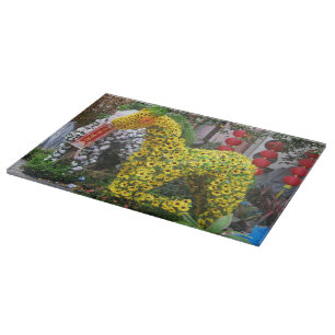 Planche À Découper Année du cheval 春 節 馬 ... Topiary chinois
