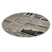 Planche À Découper Annonces de journaux allemands antiques 1917 (Coin)