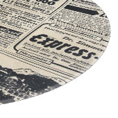 Planche À Découper Annonces de journaux allemands antiques 1917 (Coin)