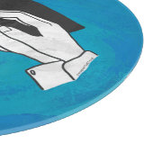 Planche À Découper Anteille Ombre Sur Bleu (Coin)