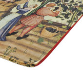 Planche À Découper ANTIQUE GRAPE VINEYARD HARVEST Médiéval Mini (Coin)