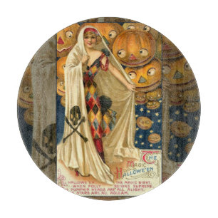 Planche À Découper Antique Halloween Jack-o'-lantern Costume Femme