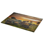 Planche À Découper Antique ramassage dans le champignon de campagne (Coin)