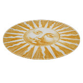 Planche À Découper Antique Vintage Soleil orange (Coin)