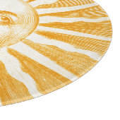 Planche À Découper Antique Vintage Soleil orange (Coin)