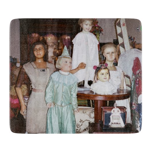 Planche À Découper Antiquité vintage Dolls (Devant)