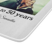 Planche À Découper applaudissements à 50 ans anniversaire ajouter nom (Coin)