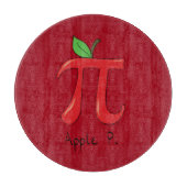 Planche à découper Apple Pi Cute Math Pi Day Pie (Devant)