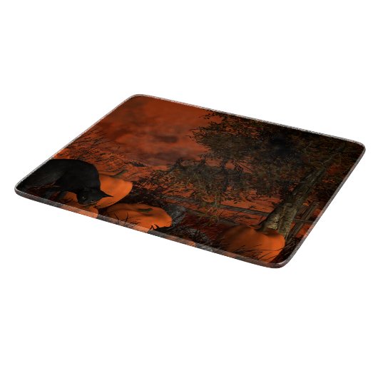 Planche À Découper Approche d'Halloween (Coin)