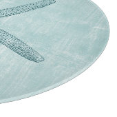Planche À Découper Aqua Blue Ocean Beach Starfish (Coin)