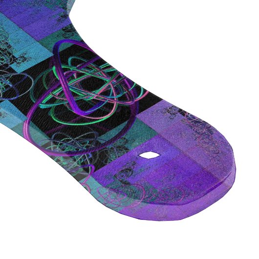 Planche À Découper Aqua et Lilac Fractal Joy Cutboard (Coin)