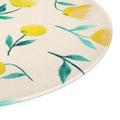 Planche À Découper Aquarelle Abstrait Motif de pivoine florale (Coin)